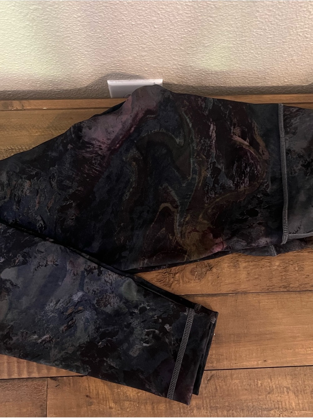 Lululemon Marble-Pattern Performance Leggings